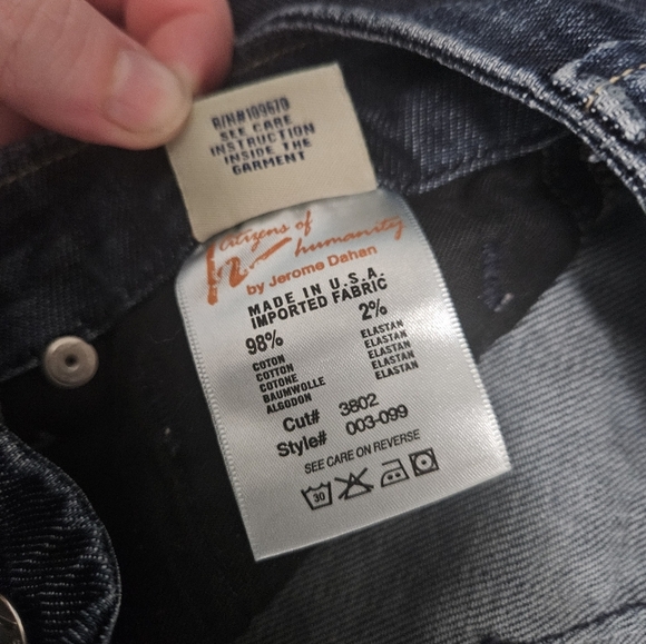 Citizens Of Humanity Low Rise Full Leg Jeans! - Picture 5 of 11